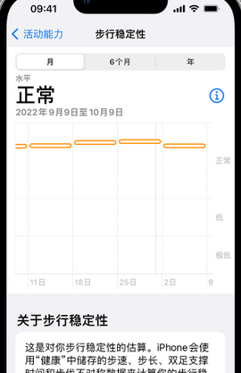 蒙自iPhone手机维修如何在iPhone开启'步行稳定性通知'