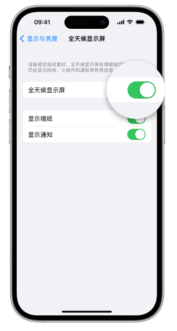 蒙自苹果14维修店分享如何自定义 iPhone 14 Pro 常亮显示屏 