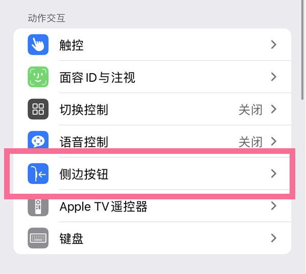 蒙自苹果14维修店分享iPhone14 Plus侧键双击下载功能关闭方法 