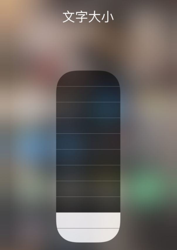 蒙自苹果手机维修分享小技巧：在 iPhone 控制中心快速调节字体大小 
